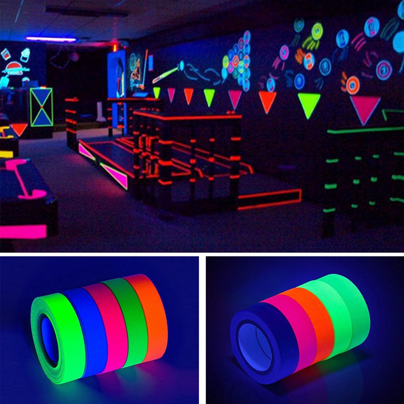Description Picture 2 of item5pcs Luminous Tape Self adhesive Glow In The Dark Stickers Neon Tape Stage Show Party Supplies Decorative Tape Glow Party