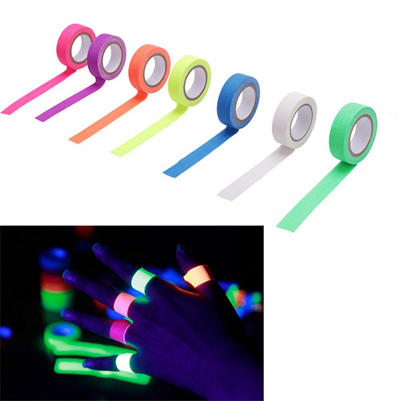 Description Picture 6 of item5pcs Luminous Tape Self adhesive Glow In The Dark Stickers Neon Tape Stage Show Party Supplies Decorative Tape Glow Party