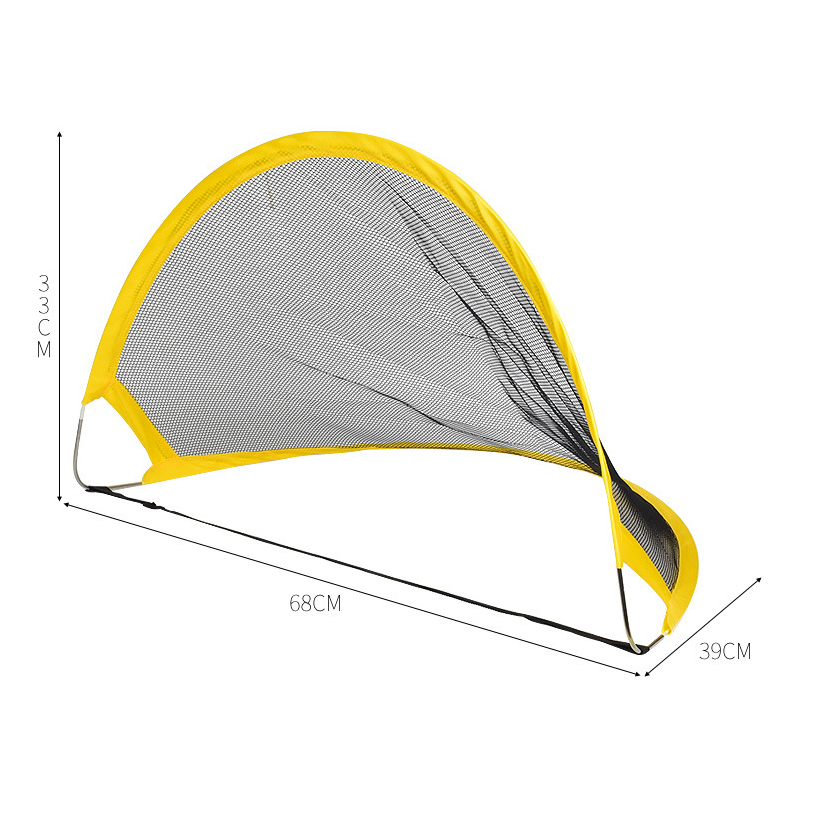 Description Picture 5 of itemKids Soccer Football Goal Net Kit Set Plaything Kids Training Door Foldable Small Net Soccer Goal Outdoors Game Toy Child Gifts